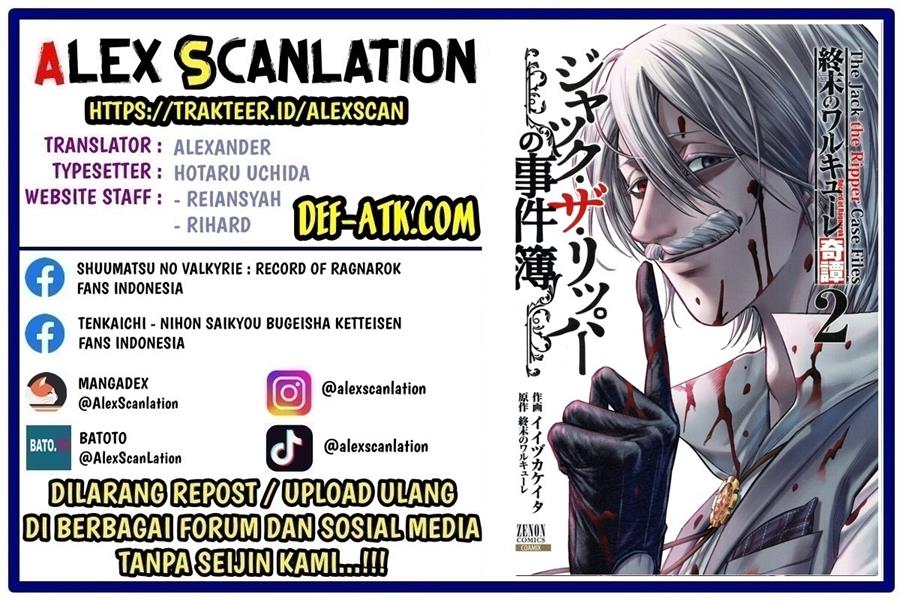 Shuumatsu no Valkyrie Kitan – Jack the Ripper no Jikenbo Chapter 16 - halaman 1