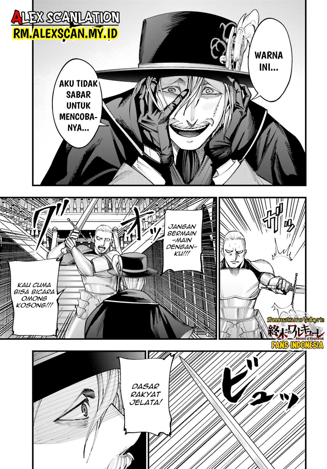 Shuumatsu no Valkyrie Kitan – Jack the Ripper no Jikenbo Chapter 3 - halaman 17