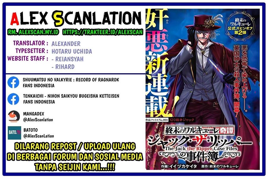 Shuumatsu no Valkyrie Kitan – Jack the Ripper no Jikenbo Chapter 4 - halaman 2