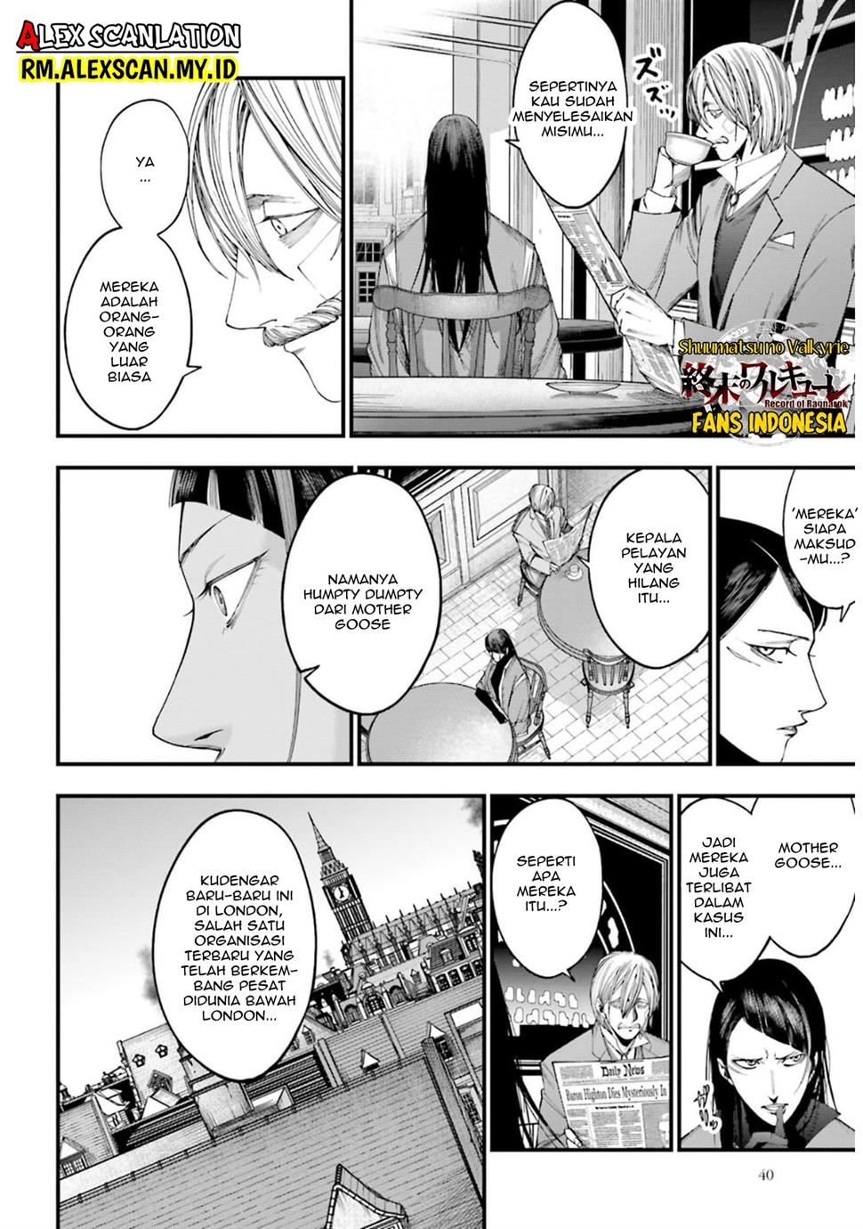 Shuumatsu no Valkyrie Kitan – Jack the Ripper no Jikenbo Chapter 4 - halaman 37