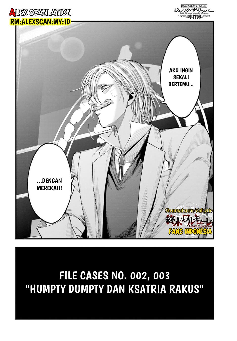 Shuumatsu no Valkyrie Kitan – Jack the Ripper no Jikenbo Chapter 4 - halaman 39