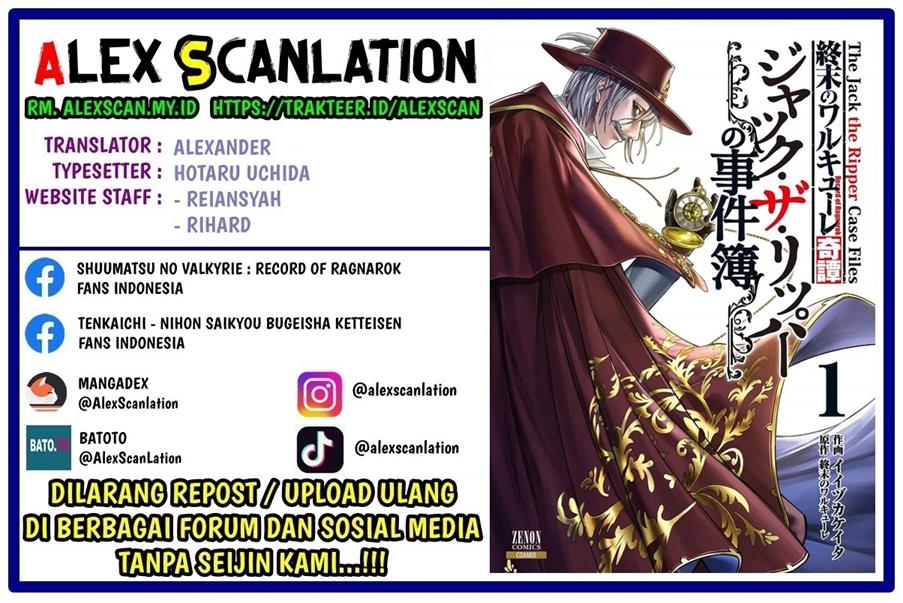 Shuumatsu no Valkyrie Kitan – Jack the Ripper no Jikenbo Chapter 9 - halaman 2