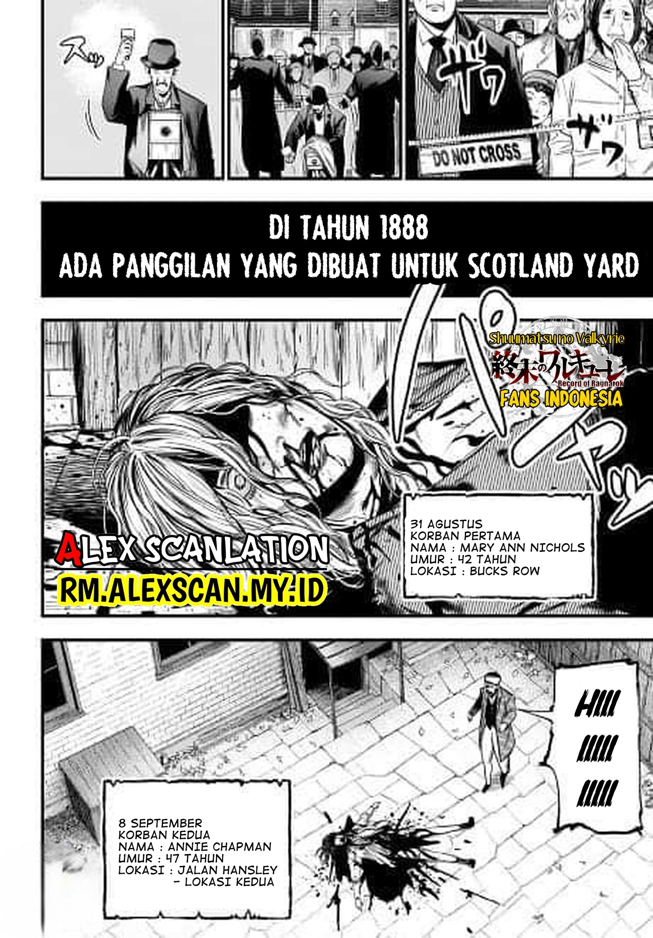 Shuumatsu no Walküre Kitan: Jack the Ripper no Jikenbo Chapter 1 - halaman 6