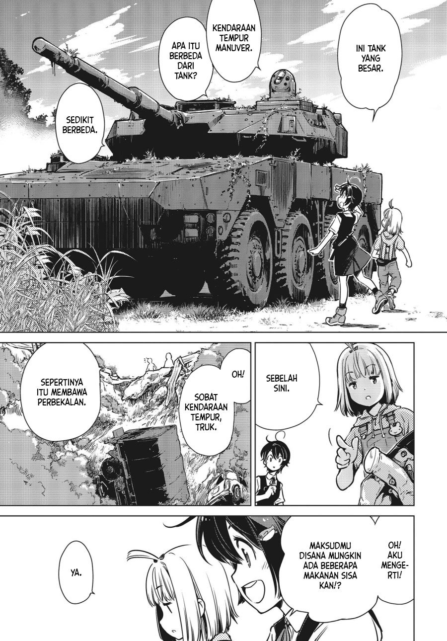 Shuumatsu Touring Chapter 1 - halaman 14