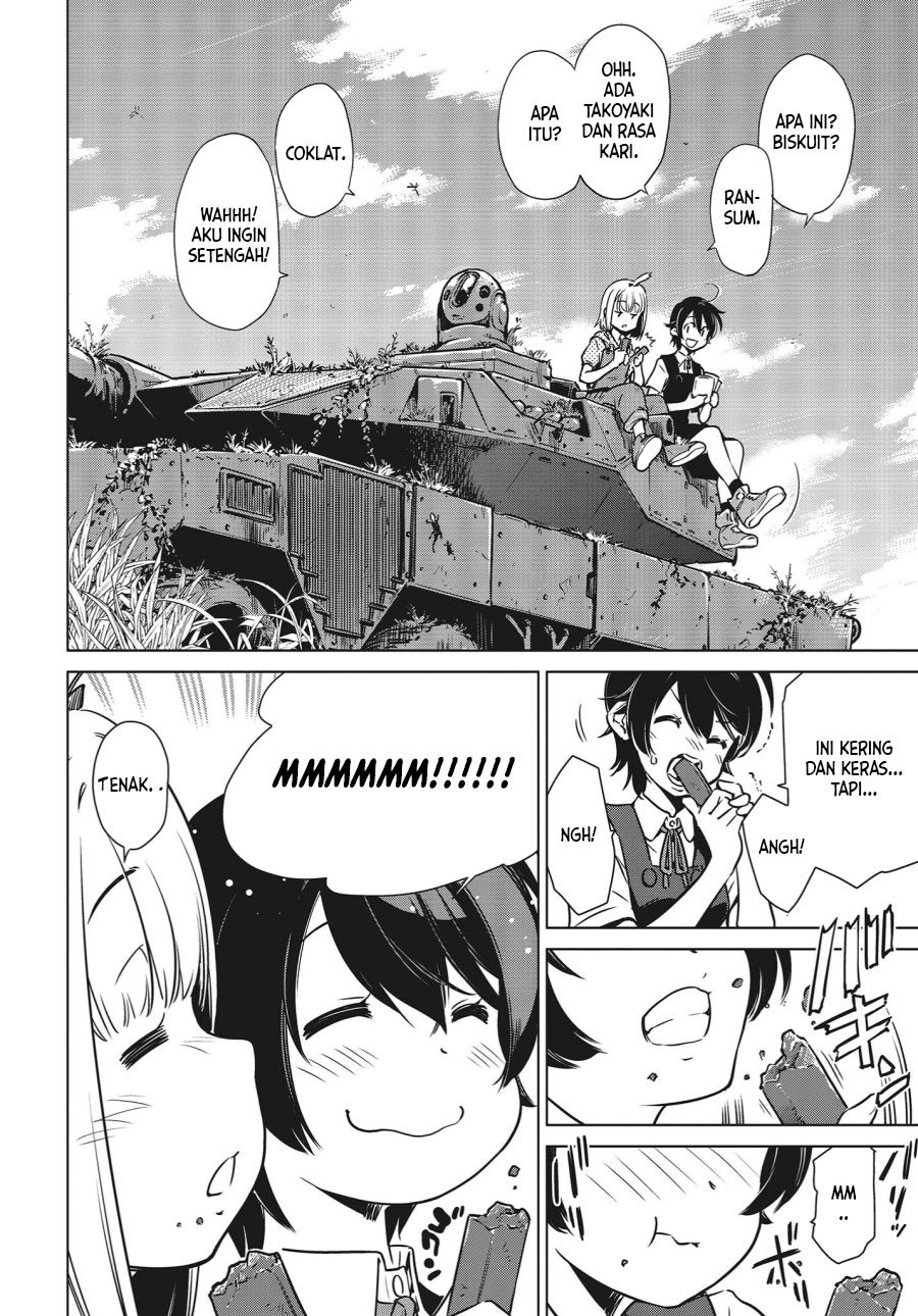 Shuumatsu Touring Chapter 1 - halaman 17