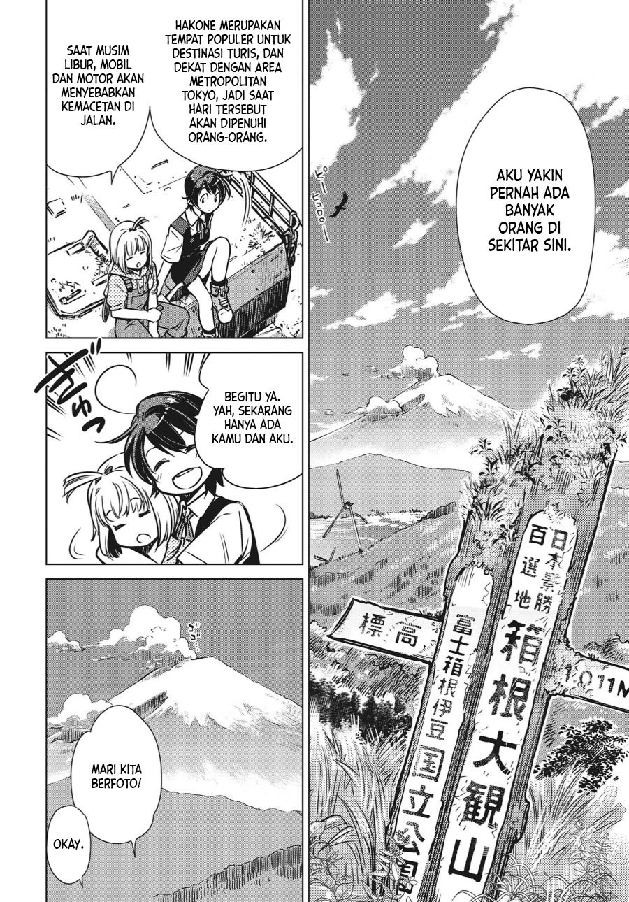 Shuumatsu Touring Chapter 1 - halaman 21