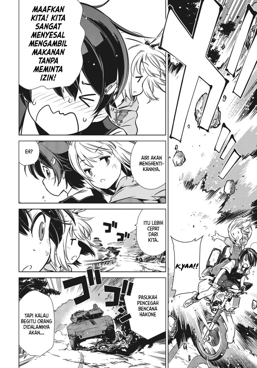 Shuumatsu Touring Chapter 1 - halaman 29