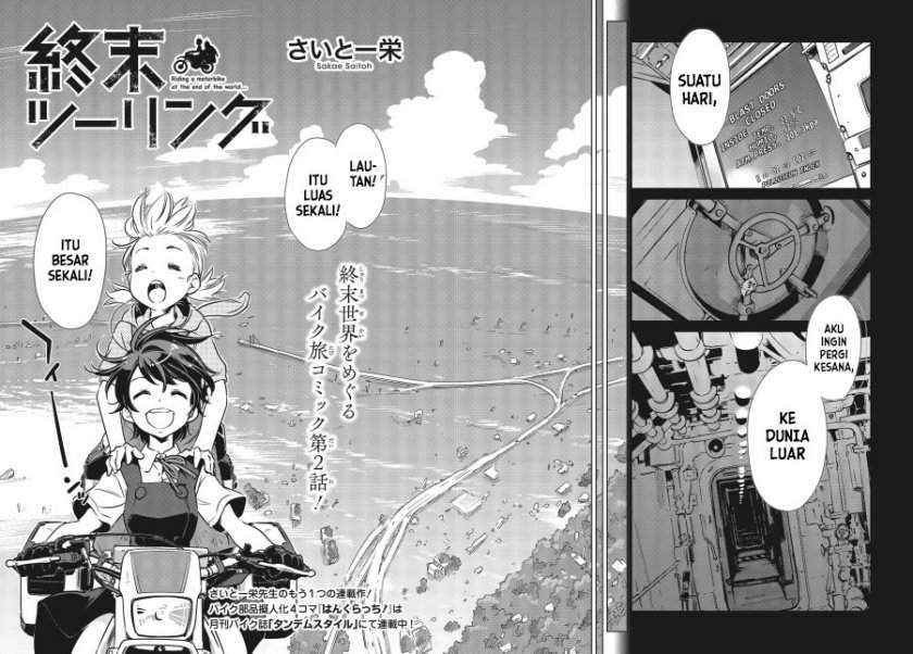 Shuumatsu Touring Chapter 2 - halaman 5