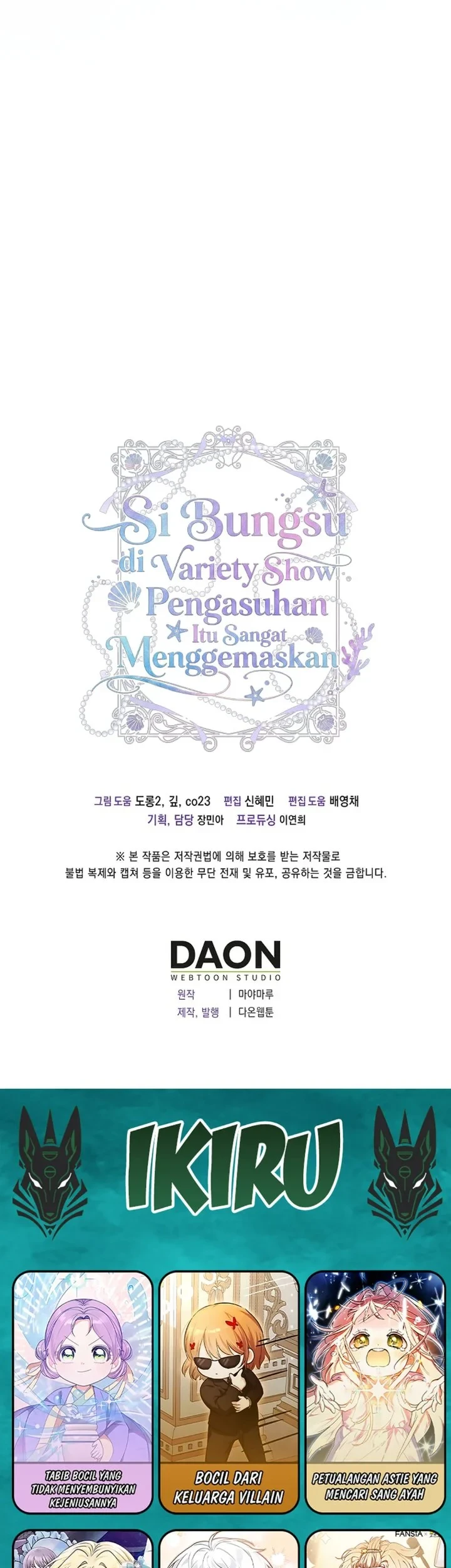 Si Bungsu di Variety Show Pengasuhan Itu Sangat Menggemaskan Chapter 28 - halaman 69
