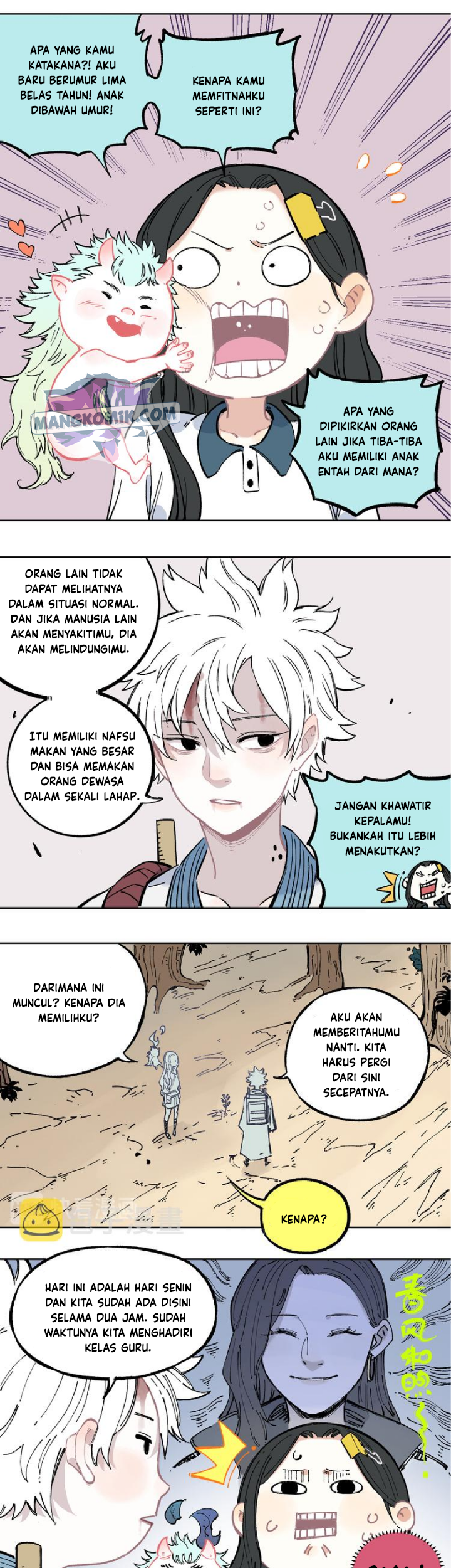Siblings with a Mountain Man Chapter 45 - halaman 8