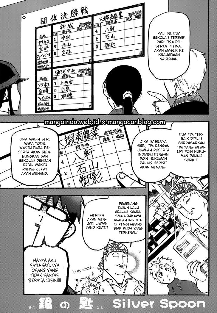 Silver Spoon Chapter 107 - halaman 1