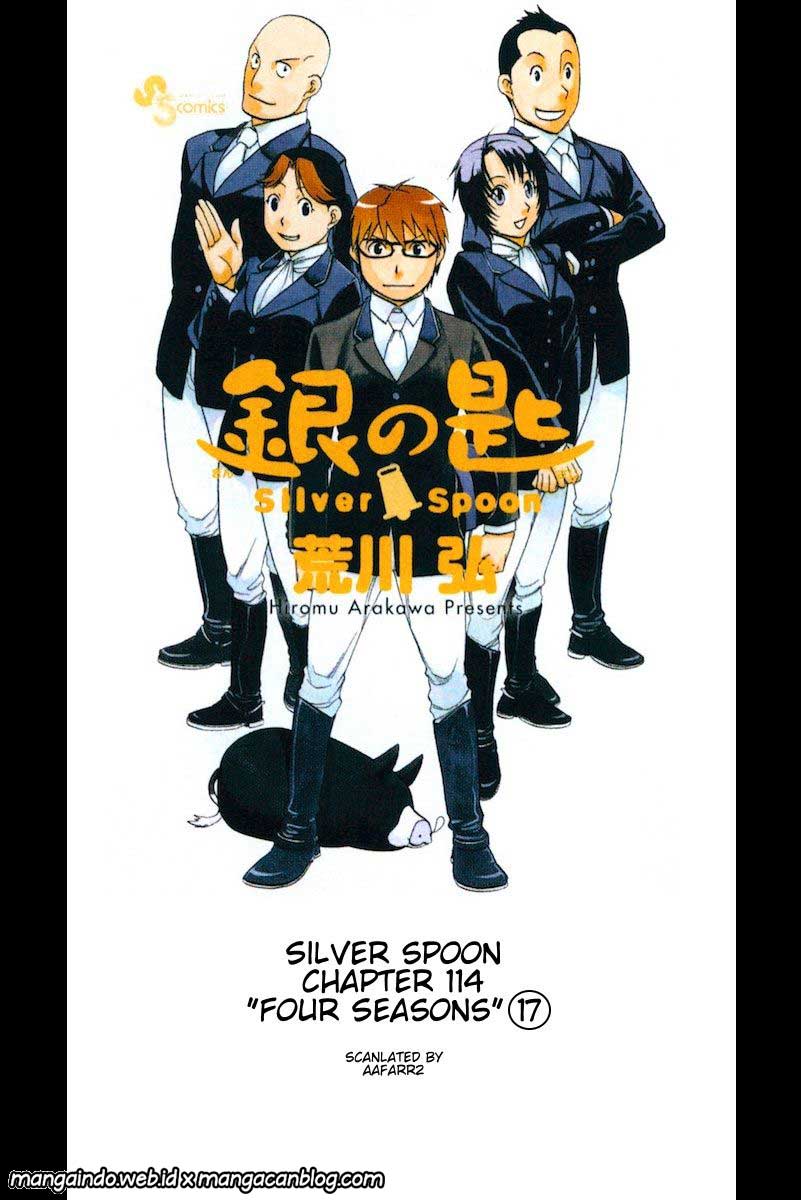 Silver Spoon Chapter 114 - halaman 1