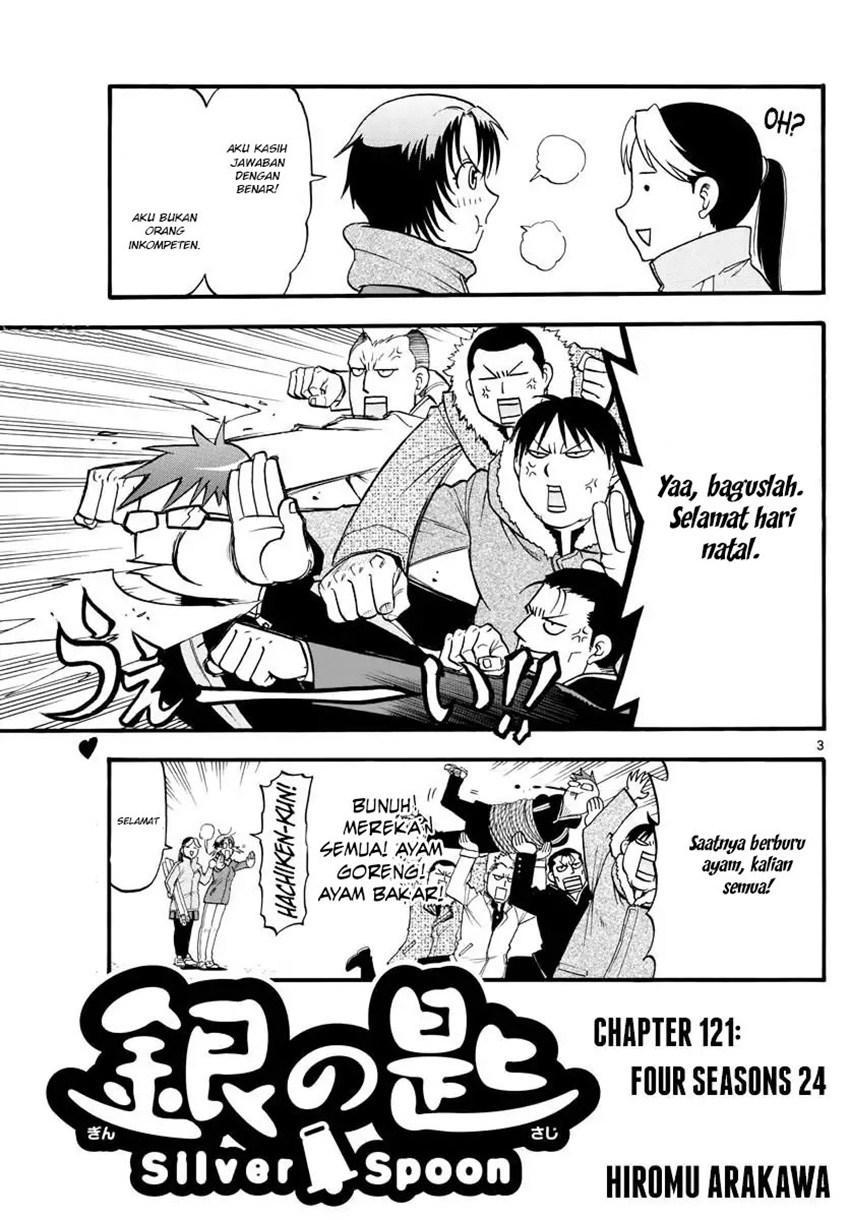 Silver Spoon Chapter 121 - halaman 4