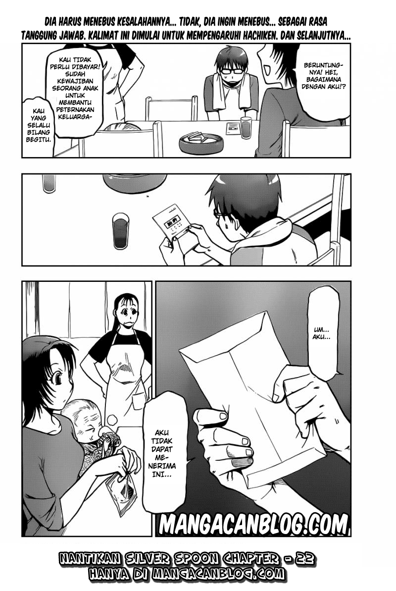 Silver Spoon Chapter 21 - halaman 19