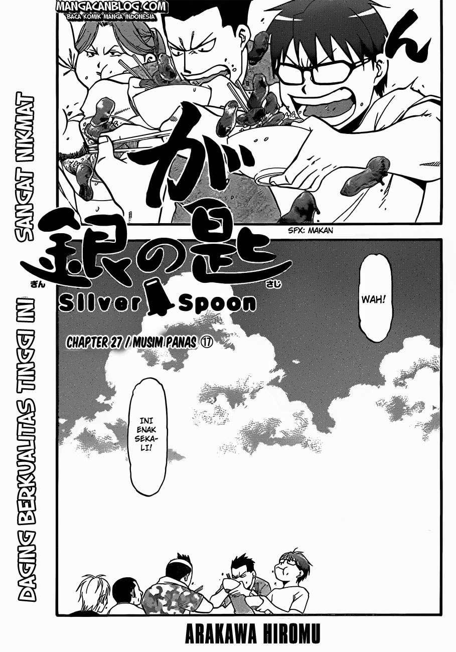Silver Spoon Chapter 27 - halaman 8