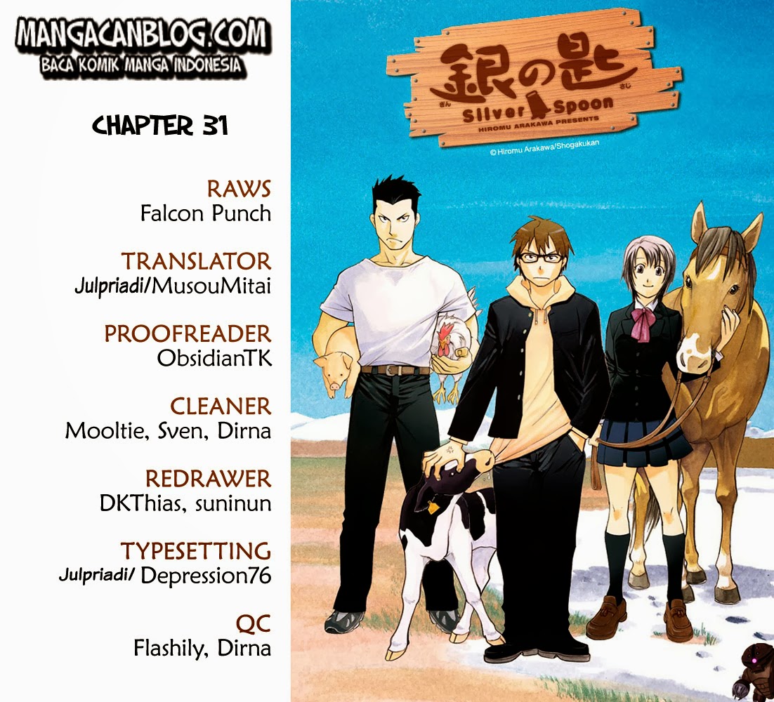 Silver Spoon Chapter 31 - halaman 1
