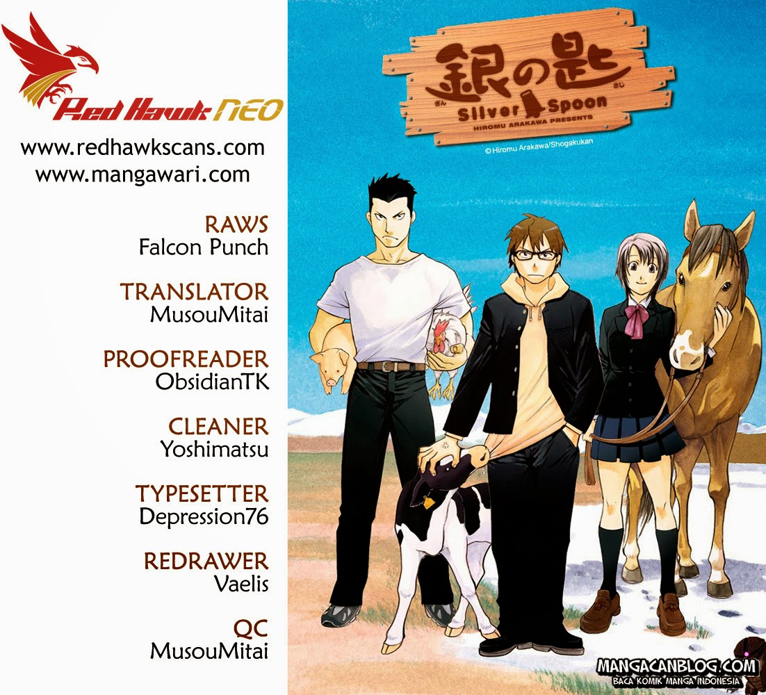 Silver Spoon Chapter 56 - halaman 19