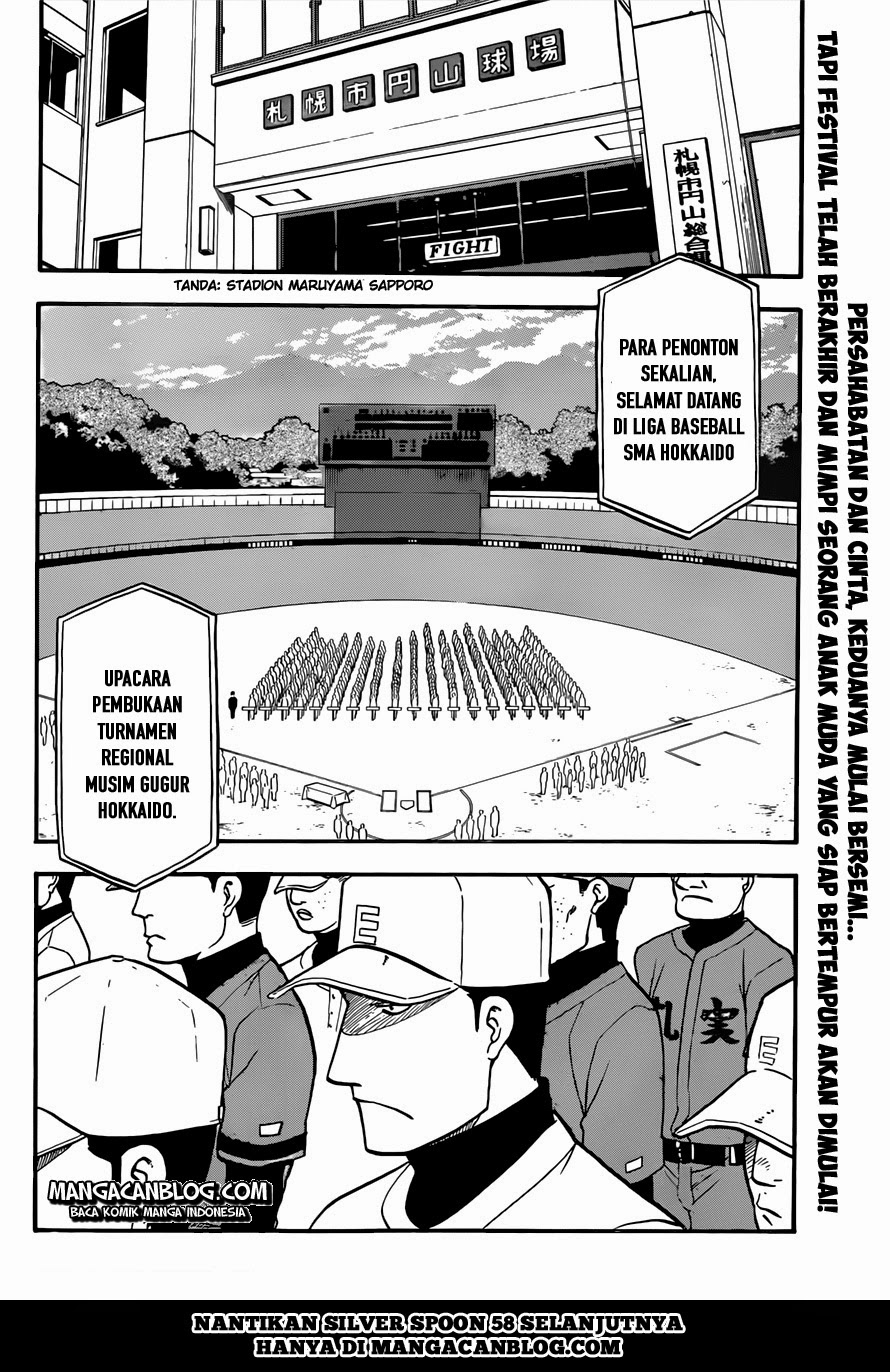 Silver Spoon Chapter 57 - halaman 21