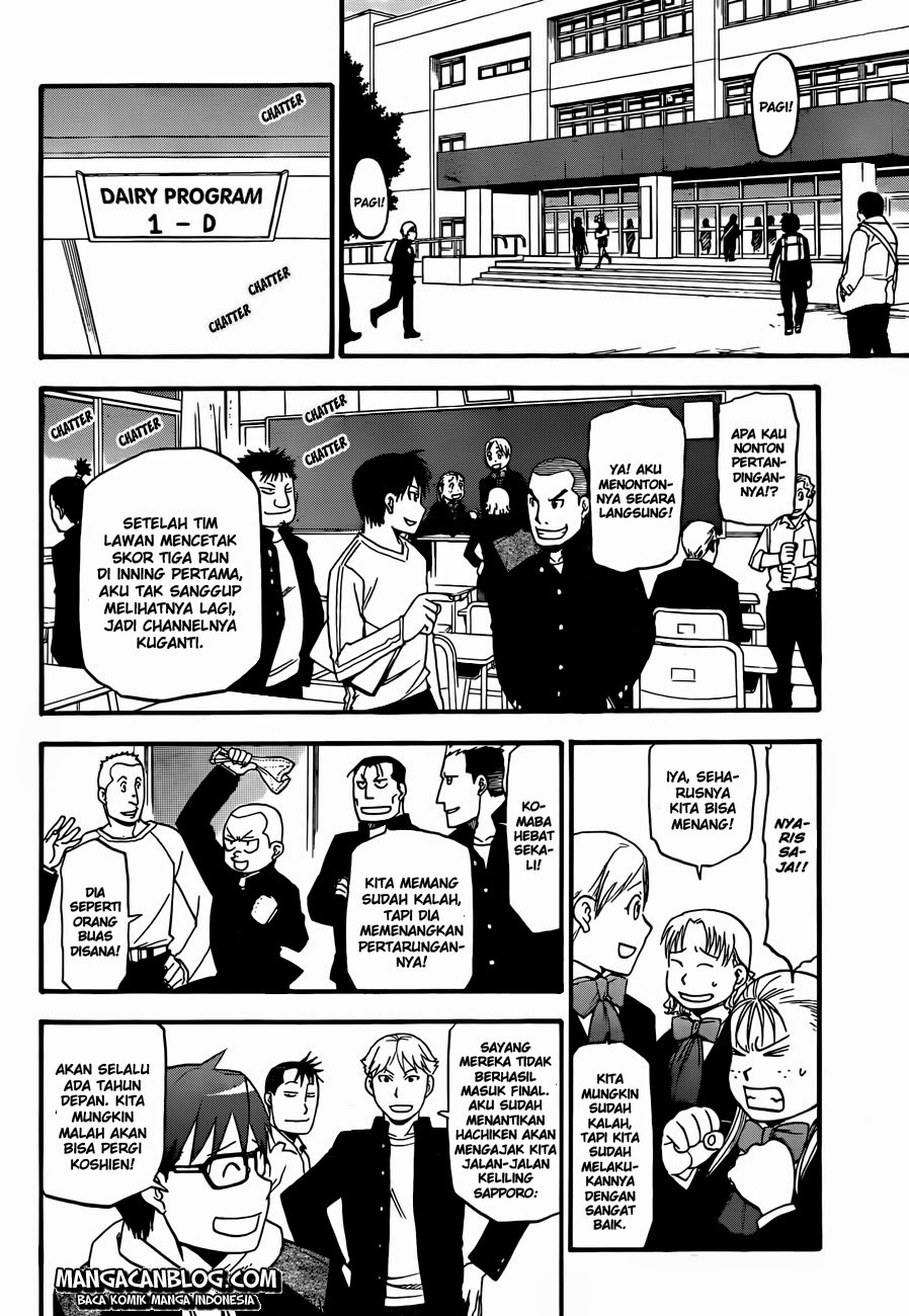 Silver Spoon Chapter 61 - halaman 16