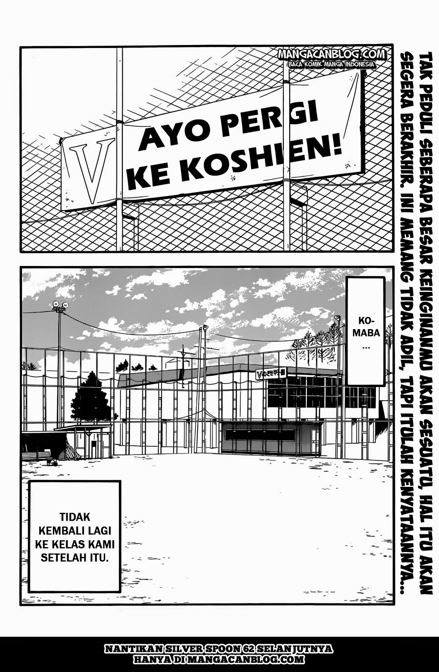 Silver Spoon Chapter 61 - halaman 18