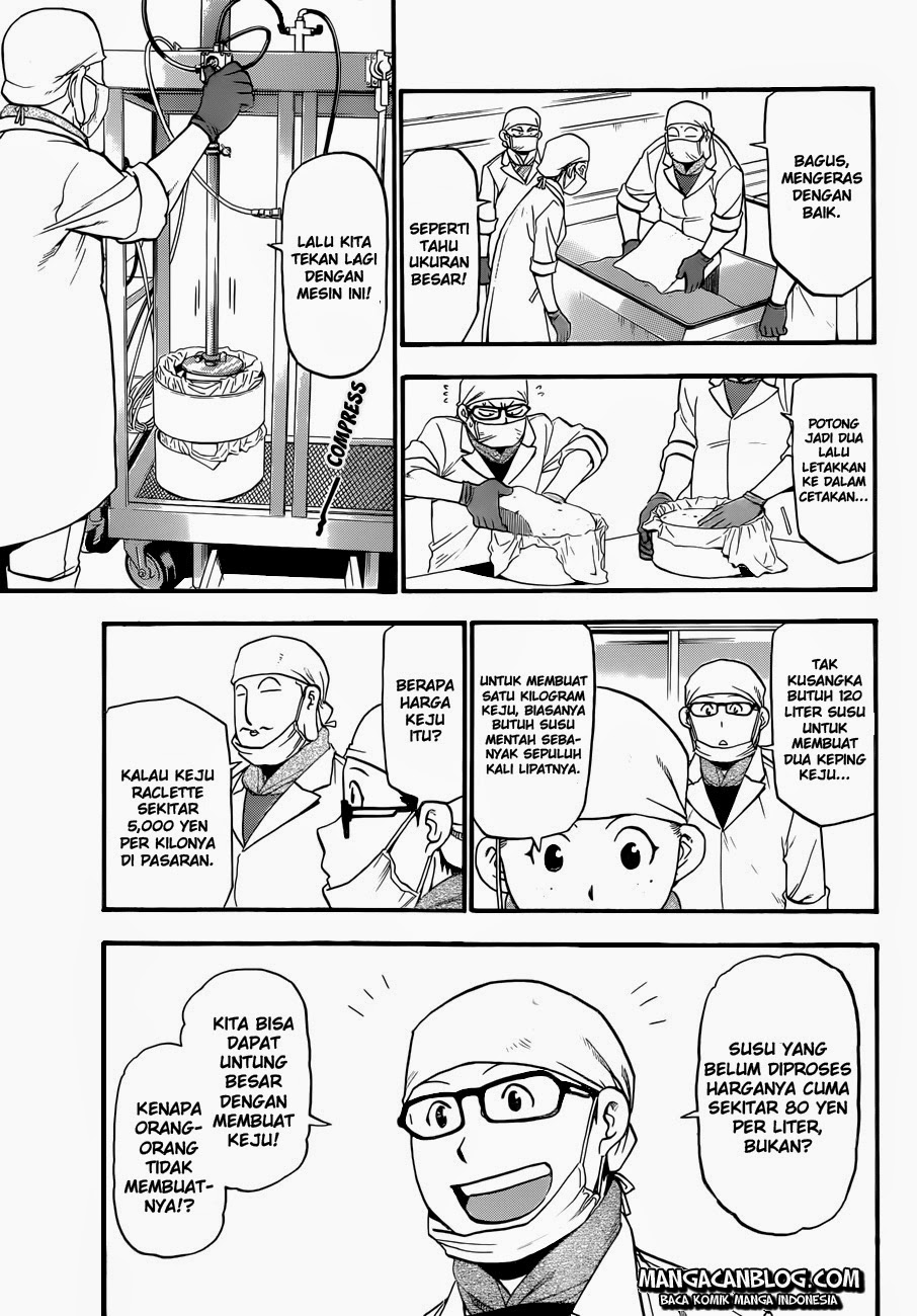 Silver Spoon Chapter 62 - halaman 17