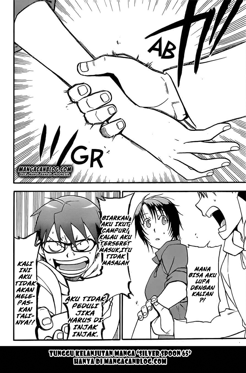 Silver Spoon Chapter 64 - halaman 19