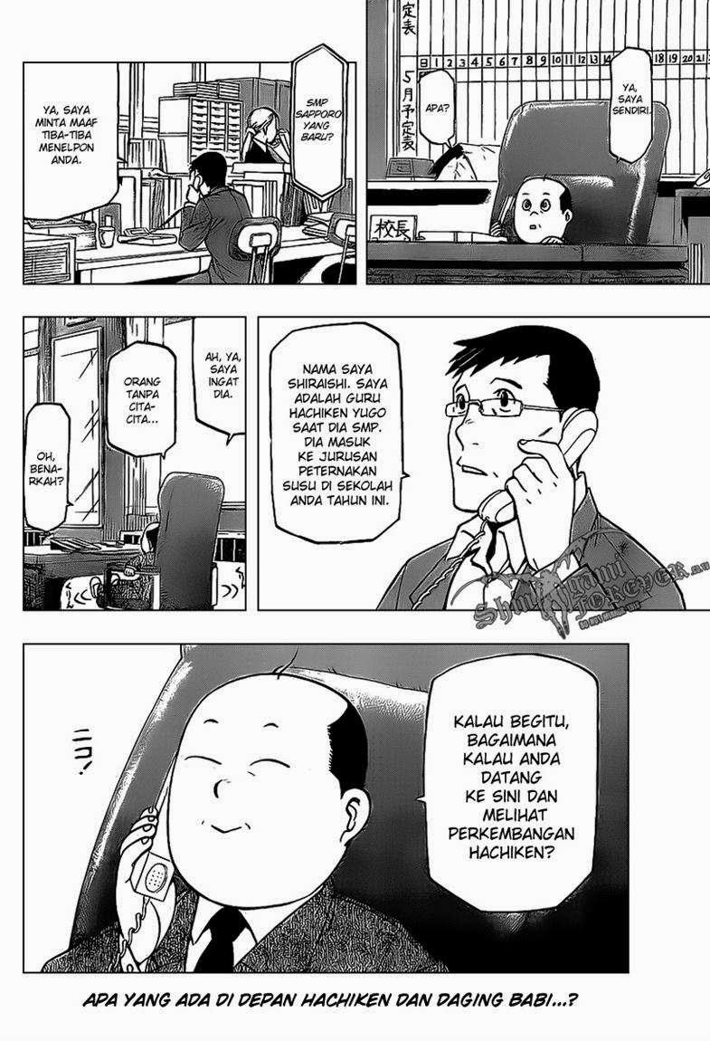 Silver Spoon Chapter 7 - halaman 18