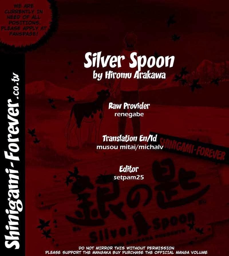 Silver Spoon Chapter 7 - halaman 19