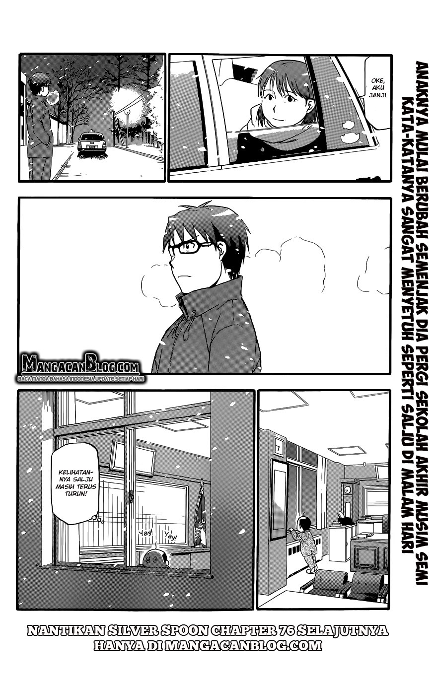 Silver Spoon Chapter 75 - halaman 19