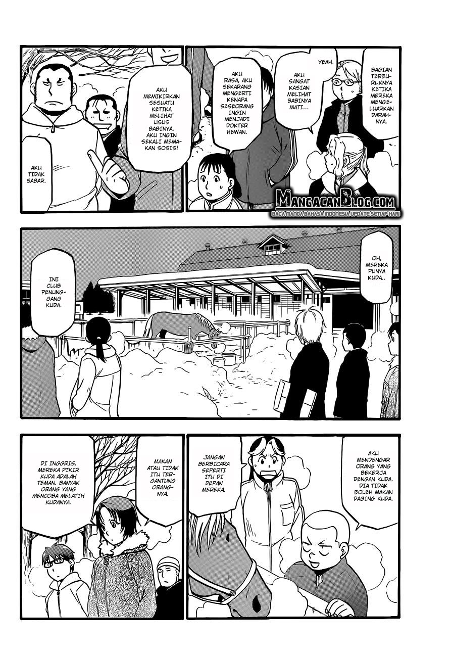 Silver Spoon Chapter 77 - halaman 16