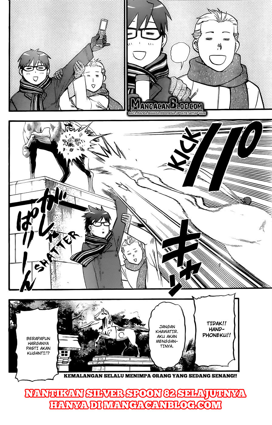 Silver Spoon Chapter 81 - halaman 19