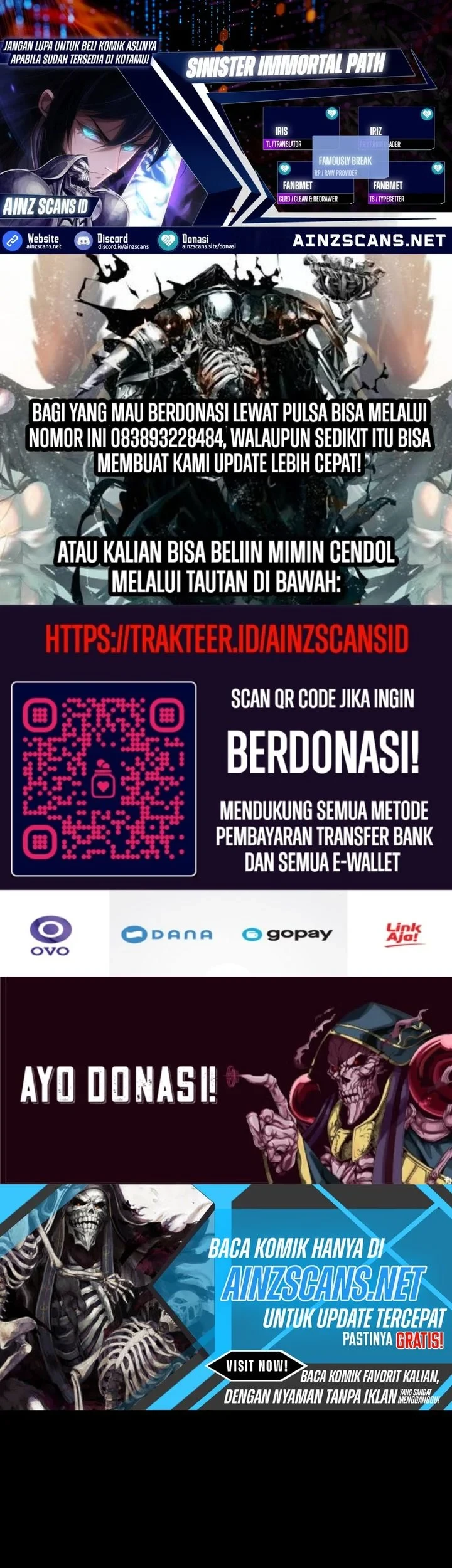 Sinister Immortal Path Chapter 11 - halaman 1