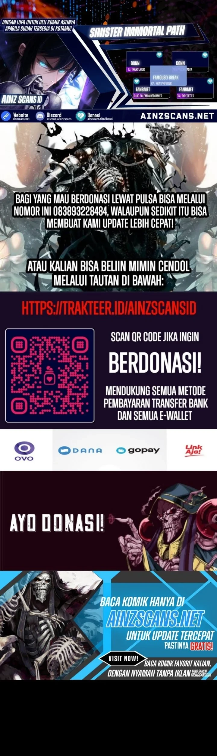 Sinister Immortal Path Chapter 12 - halaman 1