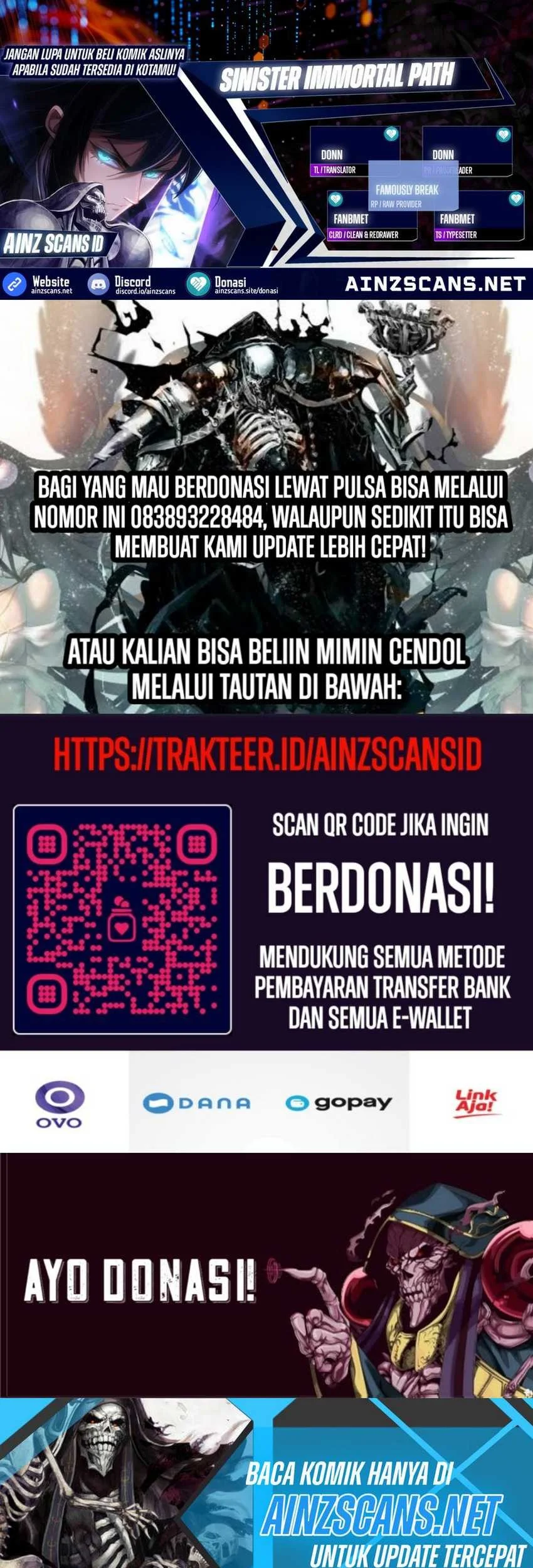 Sinister Immortal Path Chapter 13 - halaman 1