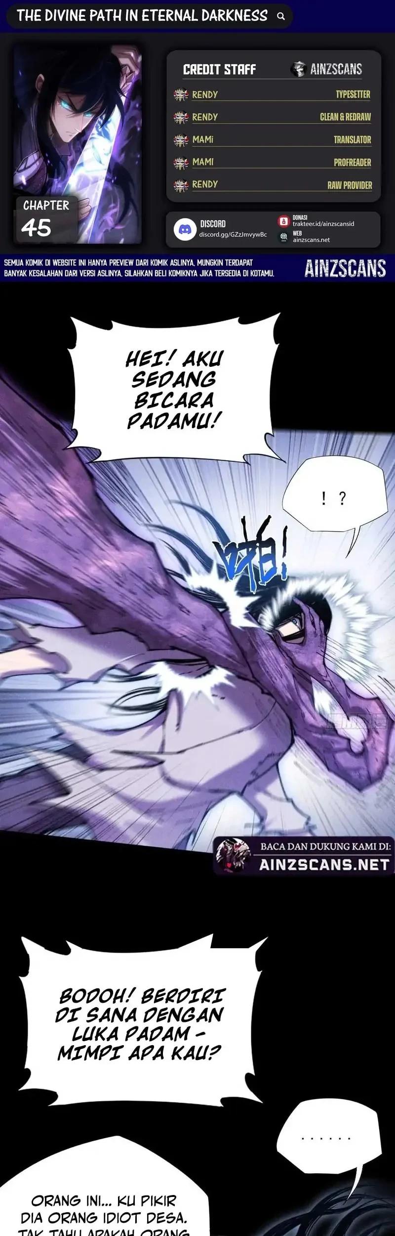 Sinister Immortal Path Chapter 45 - halaman 1
