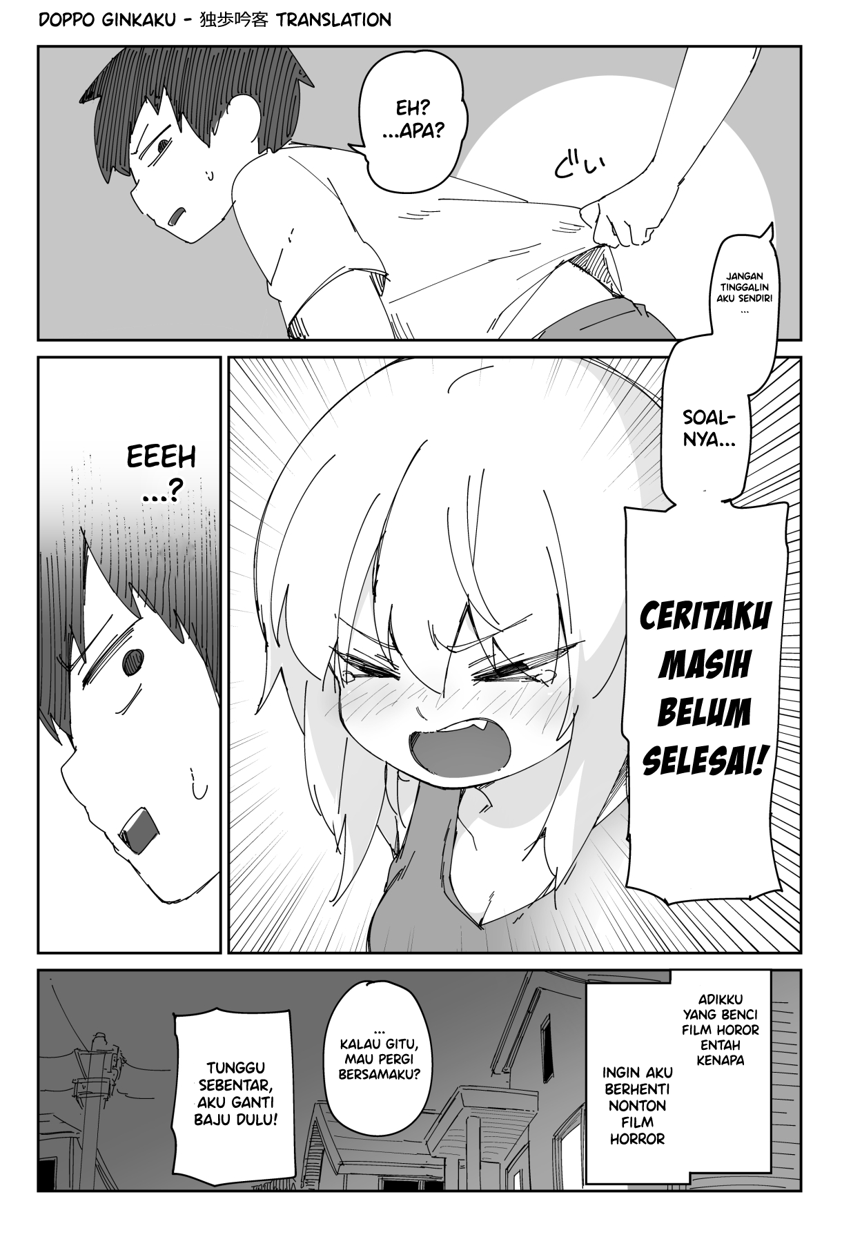Sister Who Hates Horror Chapter 0 - halaman 3