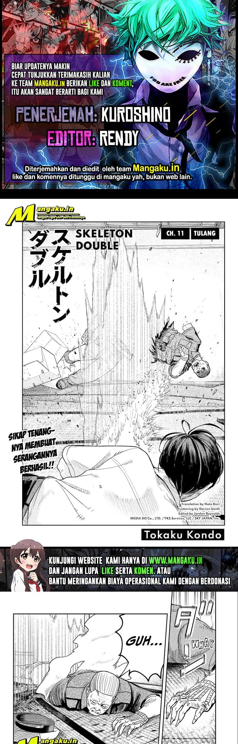 Skeleton Double Chapter 11 - halaman 1
