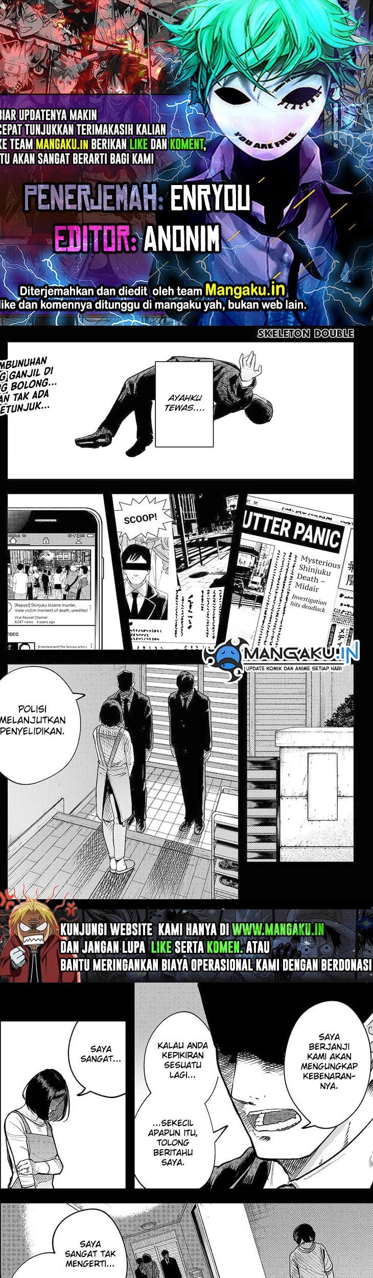 Skeleton Double Chapter 16 - halaman 1