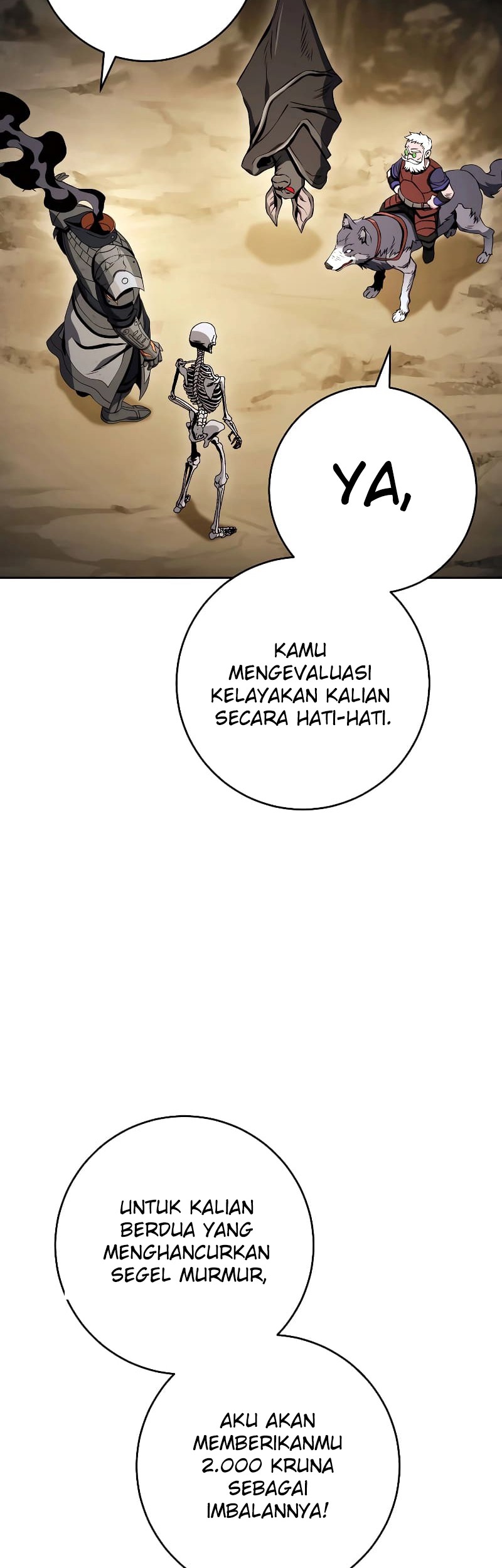 Skeleton Soldier Couldn’t Protect the Dungeon Chapter 212 - halaman 45