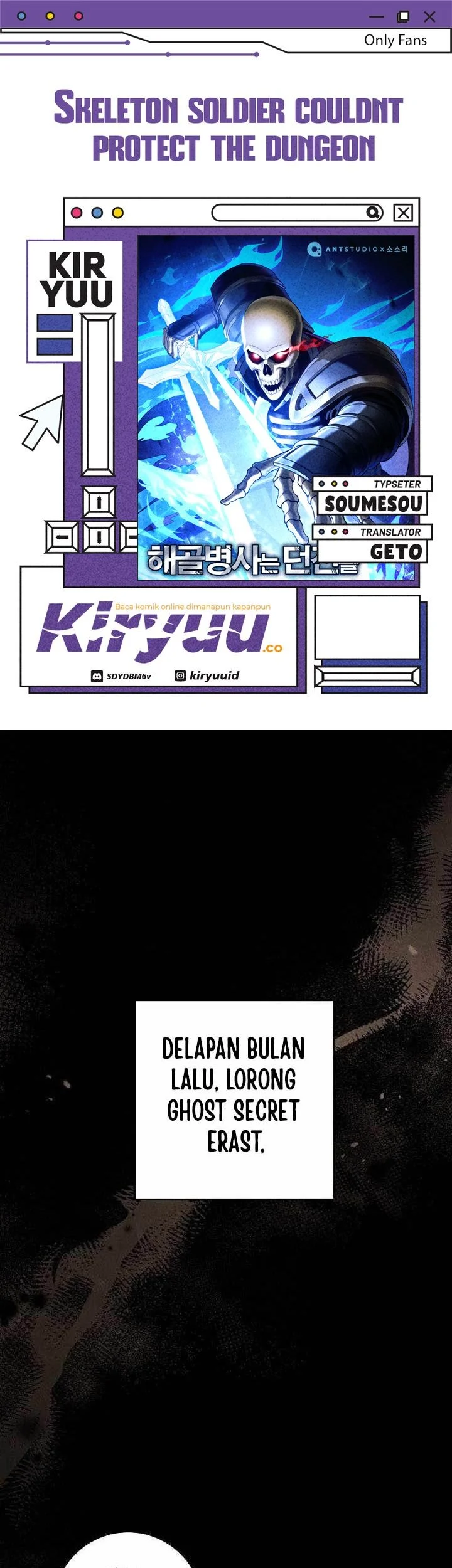 Skeleton Soldier Couldn’t Protect the Dungeon Chapter 361 - halaman 1
