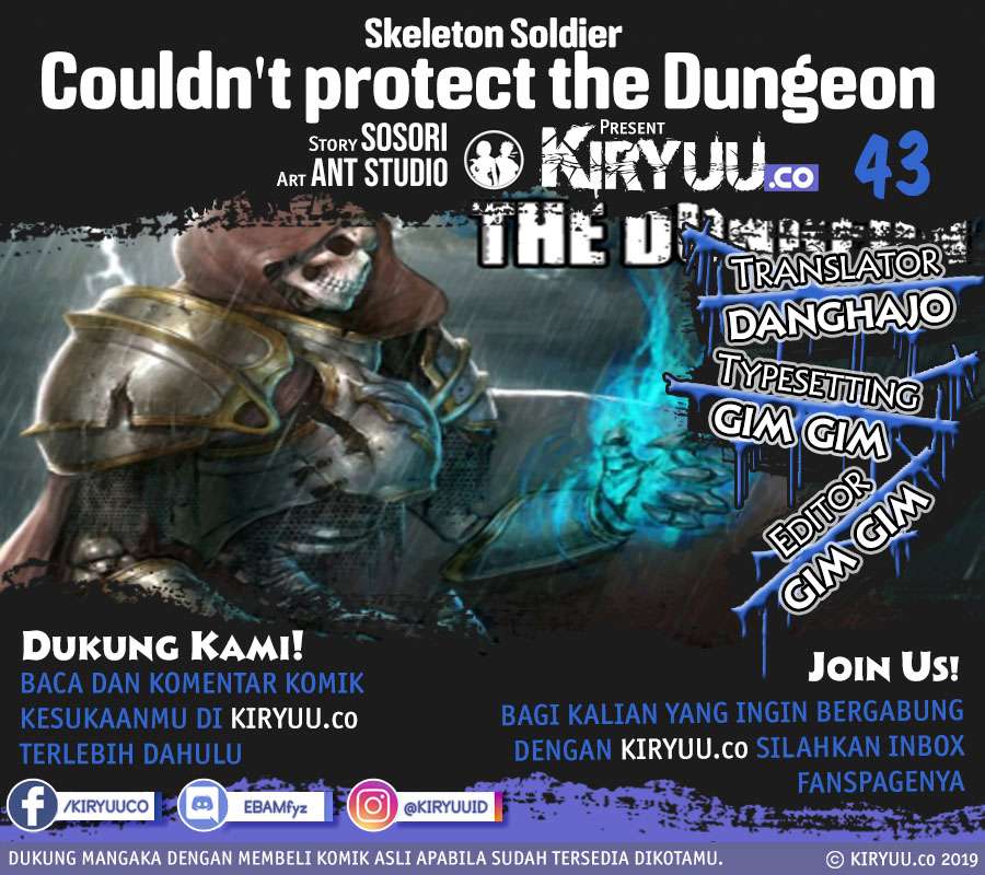Skeleton Soldier Couldn’t Protect the Dungeon Chapter 43 - halaman 1