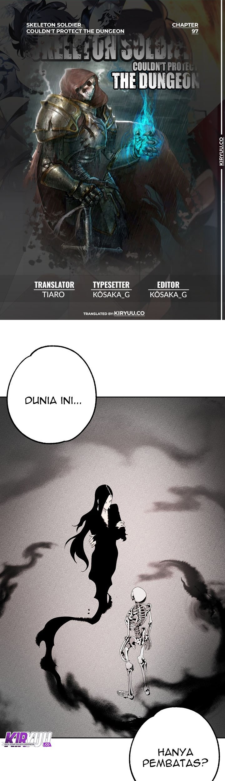 Skeleton Soldier Couldn’t Protect the Dungeon Chapter 97 - halaman 1