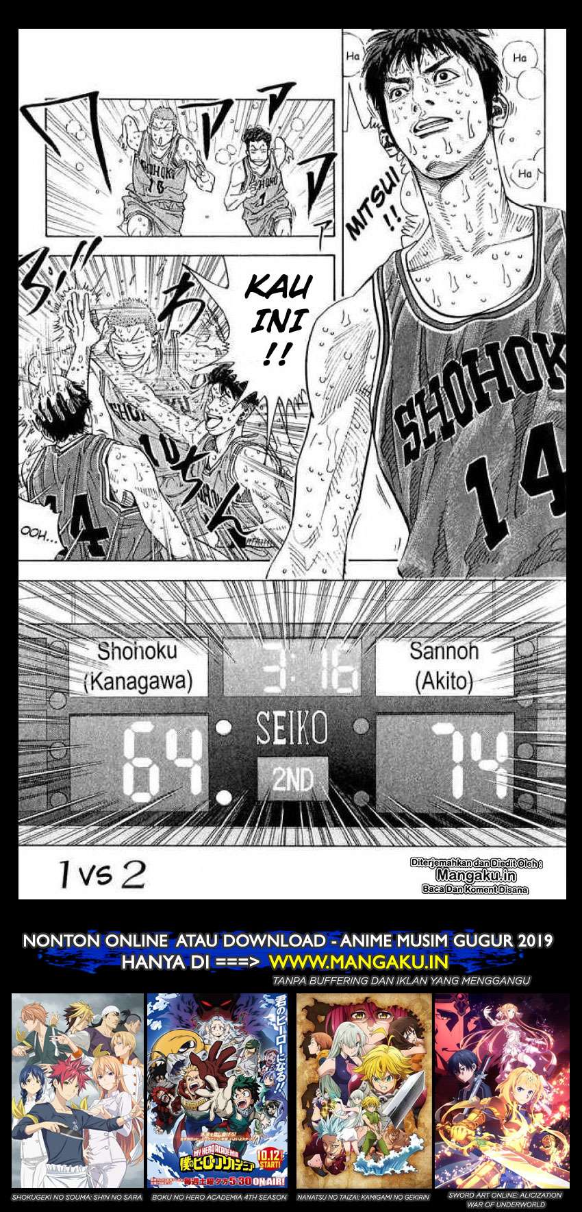 Slam Dunk Chapter 262 - halaman 2