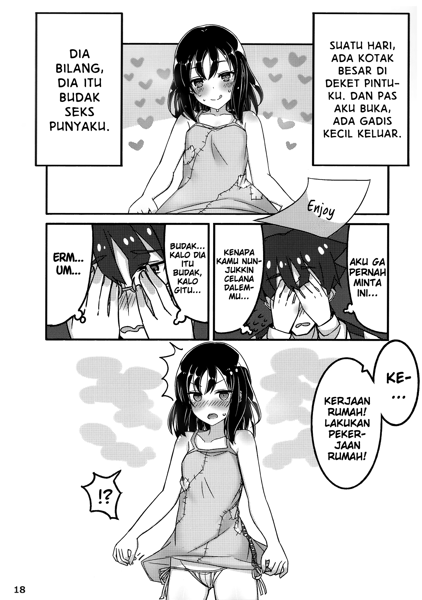 Slave-chan, the Girl Who Thinks She's My Sex Slave Chapter 1 - halaman 18