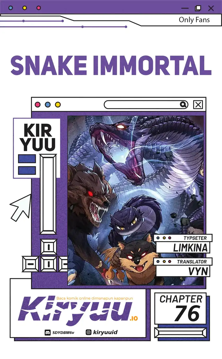 Snake Immortal: The Tale of a Snake’s Cultivation to Immortality Chapter 76 - halaman 1