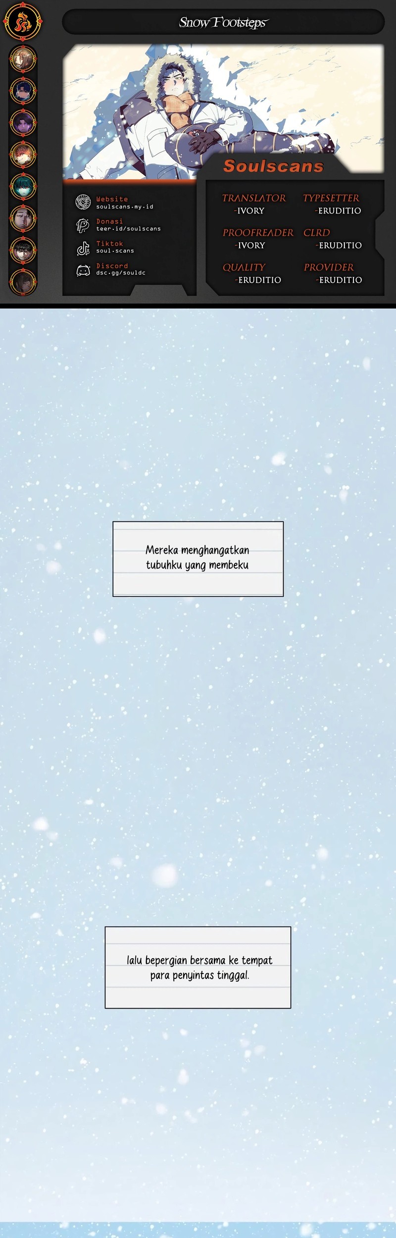 Snow Footsteps Chapter 14 - halaman 1