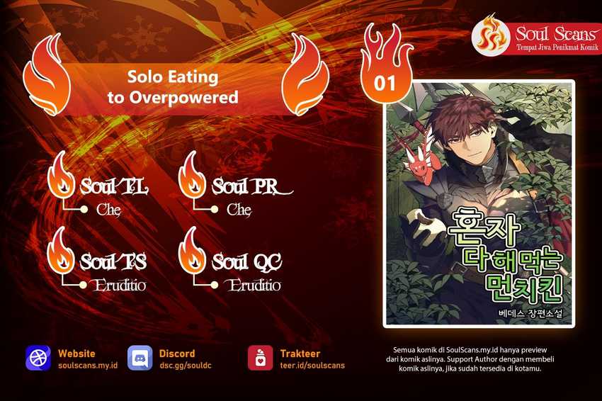 Solo Eating to Overpowered Chapter 1 - halaman 1