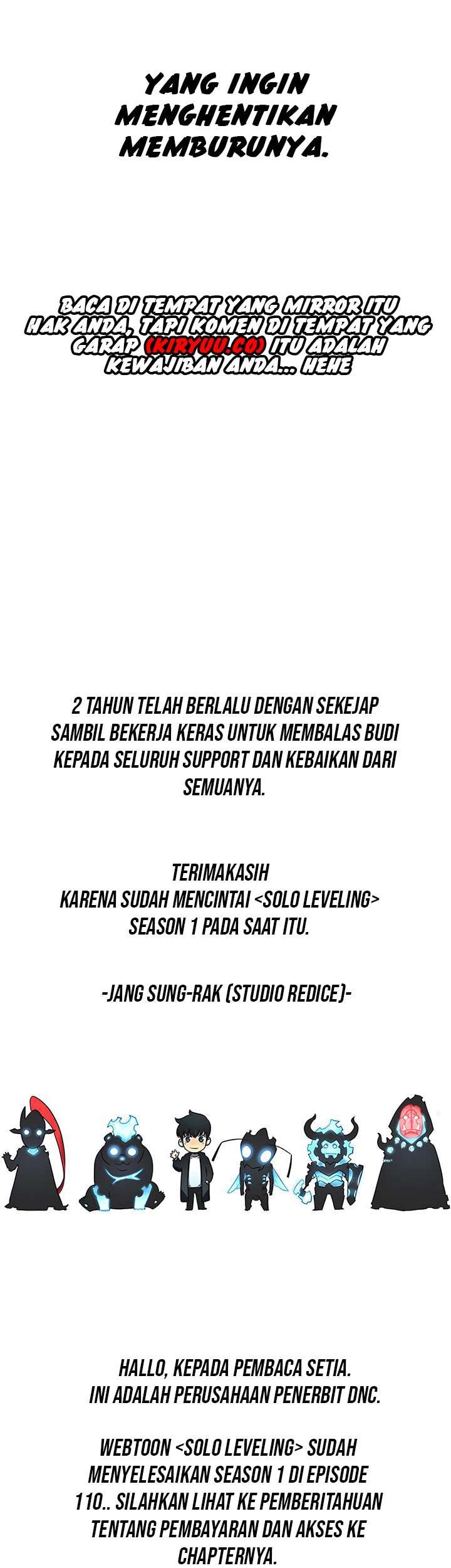 Solo Leveling Chapter 110 - halaman 70