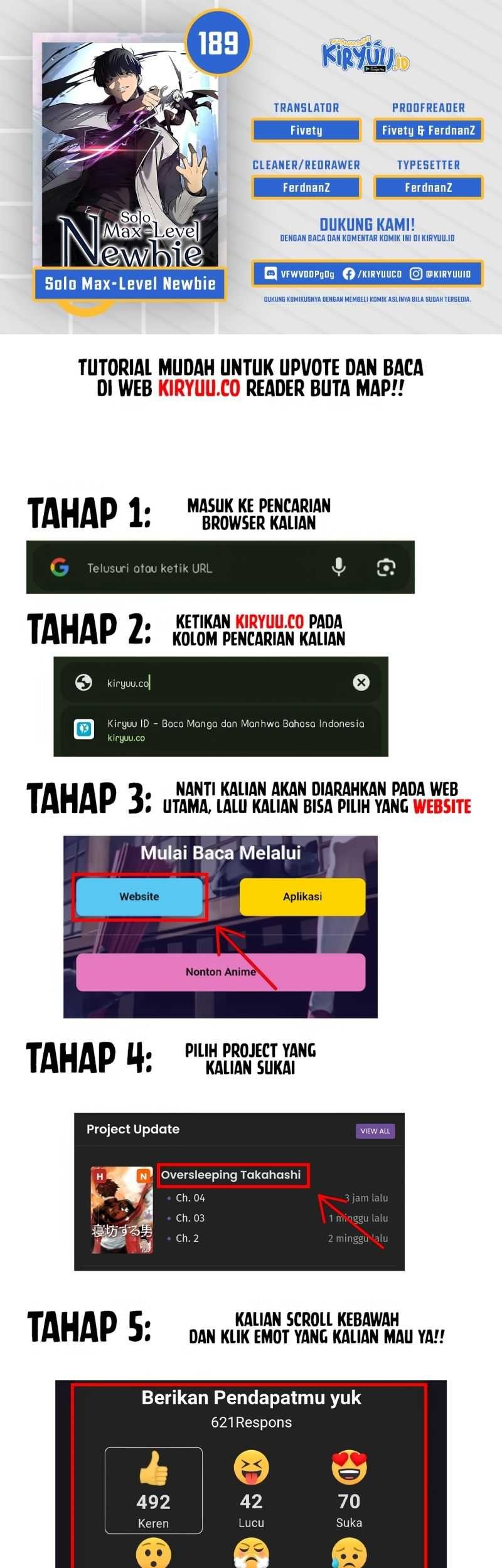 Solo Max-Level Newbie Chapter 189 - halaman 1