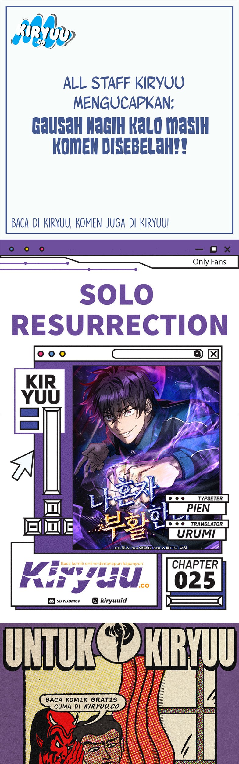 Solo Resurrection Chapter 25 - halaman 1